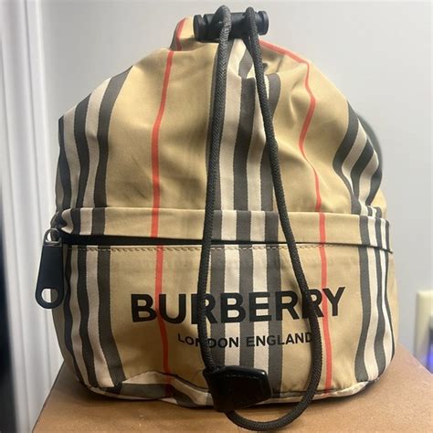 burberry icon stripe drawcord pouch bag|Burberry Bi.